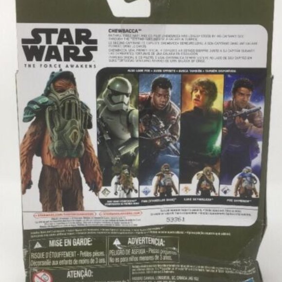 Star Wars The Force Awakens 3.75" Vinyl Figure Forest Mission Armor Chewbacca - Picture 2 of 2